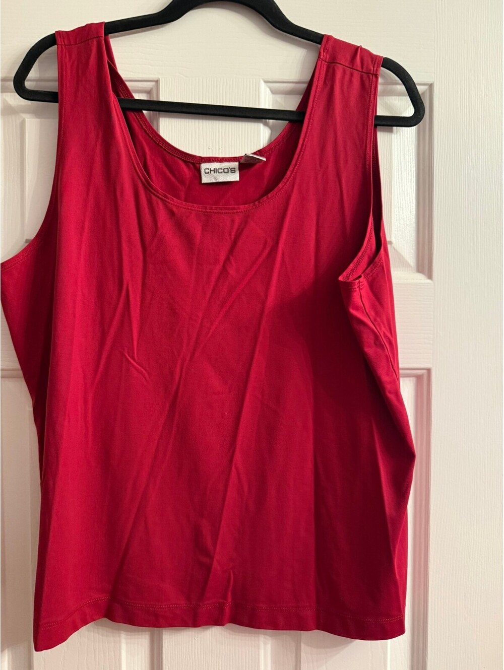 Chico's Red Sleeveless Tank Top Size 3 (16/18 XL)